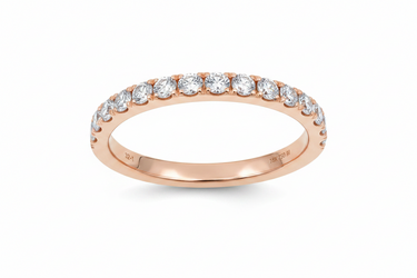 18K Yellow Gold Tdw. 0.46ct Diamond Band Ring - 20738617