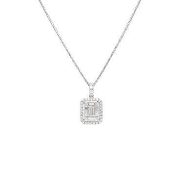 18K White Gold Tdw. 0.932ct Diamond Pendant | Gold Diamond Necklace | Gold Cross Necklace Australia | Rose Gold Necklace | Gold Cross Necklace Melbourne | Gold Diamond Pendant Necklace | Gold Necklace For Women | H&H Jewellery 