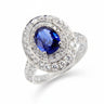 18K White Gold 1.20ct Sapphire and Diamond Ring | Sapphire Engagement Rings | Sapphire Jewellery Melbourne | Sapphire Jewellery Australia | Sapphire Wedding Rings | H&H Jewellery 