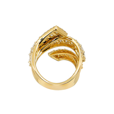 18K Yellow Gold Tdw. 5.45ct Diamond Ring - 20737979