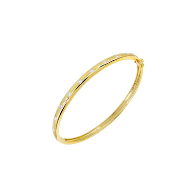 14K Yellow Gold Tdw. 0.50ct Diamond Bangle | Diamond Bangle Melbourne | Diamond Bangle Australia | H&H Jewellery