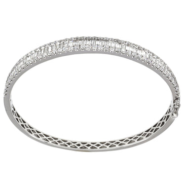 18K White Gold Tdw. 4.50ct Diamond Bangle | Diamond Bangle Melbourne | Diamond Bangle Australia | H&H Jewellery