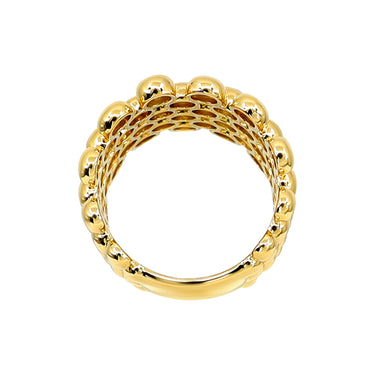 18K Yellow Gold Tdw. 0.57ct Diamond Ring - 20737955