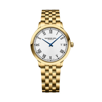 Raymond Weil - Toccata Men's Classic Gold PVD White Dial Quartz Watch | Raymond Weil Melbourne | Raymond Weil Australia | H&H Jewellery