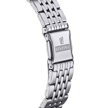 Festina Classics Watch F16748/1 White Leather Steel, Women