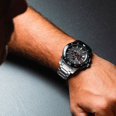 Festina Chrono Bike Watch F20641/4 Black Stainless Steel 316l Strap, Men's.