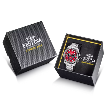 Festina Chrono Bike Men's Watch F20724/5 Black Steel Strap
