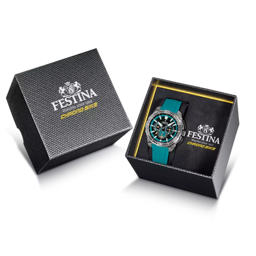 Festina Chrono Bike Men's Watch F20725/6 Blue Rubber Strap