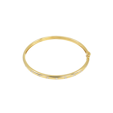 14K Yellow Gold Tdw. 0.50ct Diamond Bangle | Diamond Bangle Melbourne | Diamond Bangle Australia | H&H Jewellery