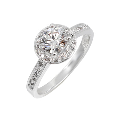 18K White Gold Tdw. 0.98ct Diamond Ring | Diamond Rings Melbourne | Engagement Rings Melbourne | Wedding Rings Melbourne | H&H Jewellery