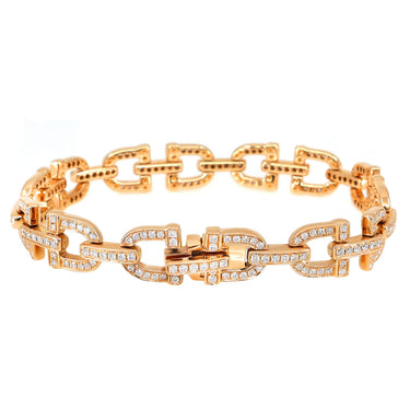 18K Rose Gold Tdw 1.92ct Bracelet | Gold Bracelet Melbourne | Gold  Bracelet Australia | H&H Jewellery
