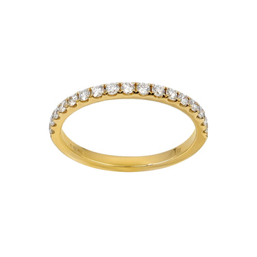 18K Yellow Gold Tdw. 0.32ct Diamond Band Ring - 20738600