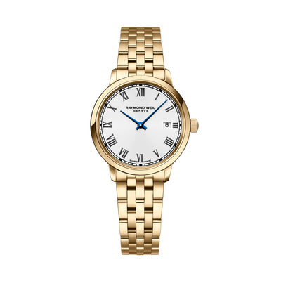 Raymond Weil - Toccata Ladies Gold PVD White Dial Quartz Watch | Raymond Weil Melbourne | Raymond Weil Australia | H&H Jewellery