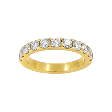 18K Yellow Gold Tdw. 1.15ct Diamond Band Ring - 20738648