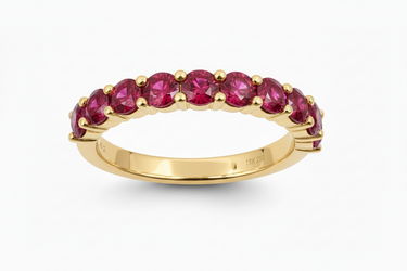 18K White Gold 1.35ct Ruby Ring