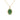 14K Yellow Gold Oval Green Jade Pendant