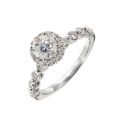 14K White Gold Tdw. 1.00ct Diamond Ring | Diamond Rings Melbourne | Engagement Rings Melbourne | Wedding Rings Melbourne | H&H Jewellery
