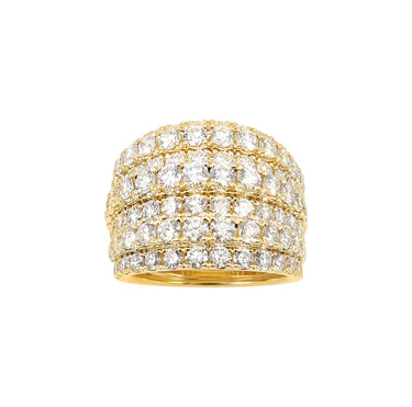 18K Yellow Gold Tdw. 4.23ct Diamond Ring - 20738037