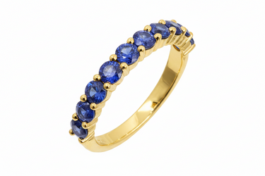 18K White Gold 1.16ct Sapphire Ring