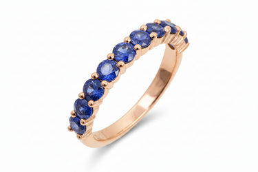 18K White Gold 1.16ct Sapphire Ring