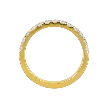 18K Yellow Gold Tdw. 0.50ct Diamond Band Ring - 20738624