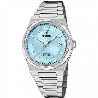 Festina Women's Watch Swiss Made Rivé F20035/7 Blue