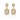 18K Yellow Gold Tdw. 2.60ct Diamond Earring - 20759940