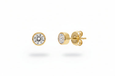 9K Lab Grown Diamonds Stud Earrings