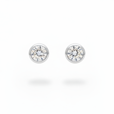 9K Lab Grown Diamonds Stud Earrings