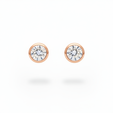 9K Lab Grown Diamonds Stud Earrings