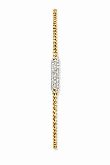 18K Yellow Gold Tdw 0.78ct Natural Diamond Bracelet