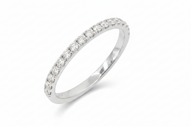 18K Yellow Gold Tdw. 0.32ct Diamond Band Ring