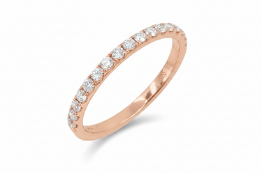 18K Yellow Gold Tdw. 0.32ct Diamond Band Ring