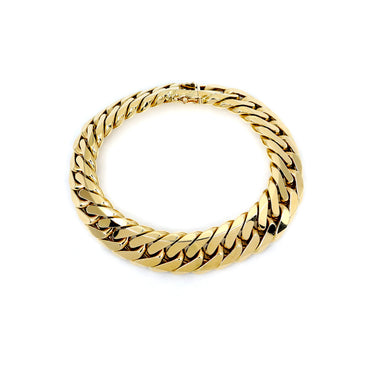 9K Yellow Gold Solid Double Link Cuban Bracelet | Cuban Link Gold Bracelets Melbourne | Cuban Link Gold Bracelets Australia | H&H Jewellery