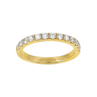 18K Yellow Gold Tdw. 0.50ct Diamond Band Ring - 20738624