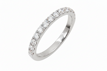18K Yellow Gold Tdw. 0.60ct Diamond Band Ring