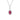 18K White Gold 0.36ct Ruby And Diamond Pendant - 20752101