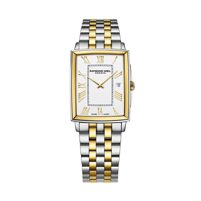 Raymond Weil - Toccata Men's Classic Rectangular Two-tone Watch | Raymond Weil Melbourne | Raymond Weil Australia | H&H Jewellery