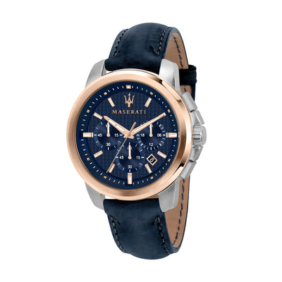 Maserati - Successo Navy Blue Chronograph R8871621015 - H&H Jewellery Pty Ltd