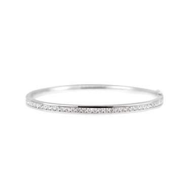 18K White Gold Tdw. 1.35ct Diamond Bangle -  20729011 - H&H Jewellery Pty Ltd