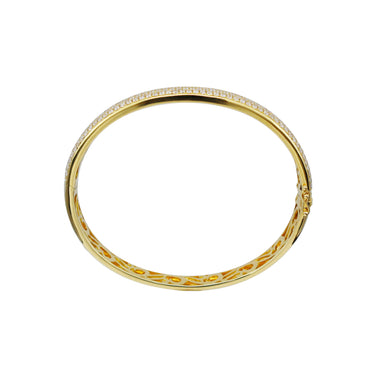 18K Yellow Gold Tdw. 3.02ct Diamond Bangle | Diamond Tennis Bracelet Melbourne | Diamond Tennis Bracelet Australia | H&H Jewellery