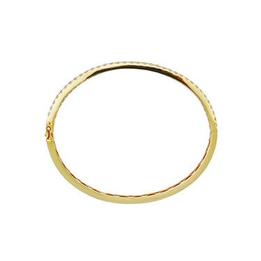18K Yellow Gold Tdw. 1.73ct Diamond Bangle | Diamond Tennis Bracelet Melbourne | Diamond Tennis Bracelet Australia | H&H Jewellery