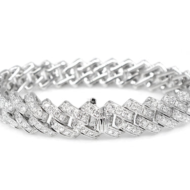 18K White Gold Tdw. 8.60CT Diamond Bracelet - 20729608 - H&H Jewellery Pty Ltd