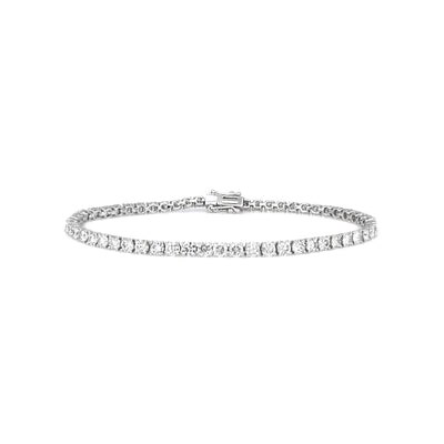 18K White Gold Twd. 5.00CT Diamond Tennis Bracelet  | Diamond Tennis Bracelet Melbourne | Diamond Tennis Bracelet Australia | H&H Jewellery