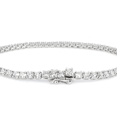 18K White Gold Twd. 5.00CT Diamond Tennis Bracelet  | Diamond Tennis Bracelet Melbourne | Diamond Tennis Bracelet Australia | H&H Jewellery