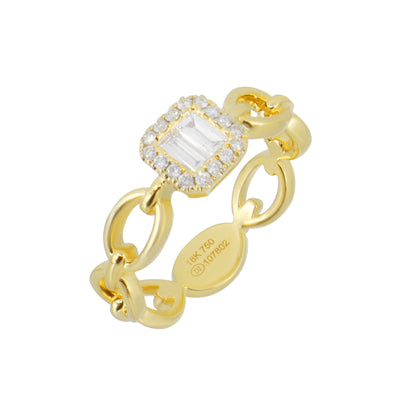 18K Yellow Gold Tdw. 0.27ct Diamond Ring - 20729486 - H&H Jewellery Pty Ltd