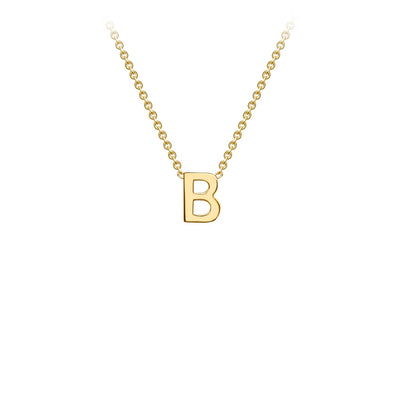 9K Gold 'B' Initial Necklace - 1.19.0151 - H&H Jewellery Pty Ltd