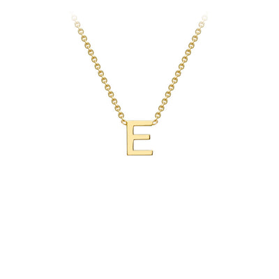 9K Gold 'E' Initial Necklace - 1.19.0154 - H&H Jewellery Pty Ltd