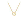 9K Gold 'G' Initial Necklace - 1.19.0156 - H&H Jewellery Pty Ltd