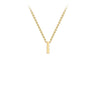 9K Gold 'I' Initial Necklace - 1.19.0158 - H&H Jewellery Pty Ltd